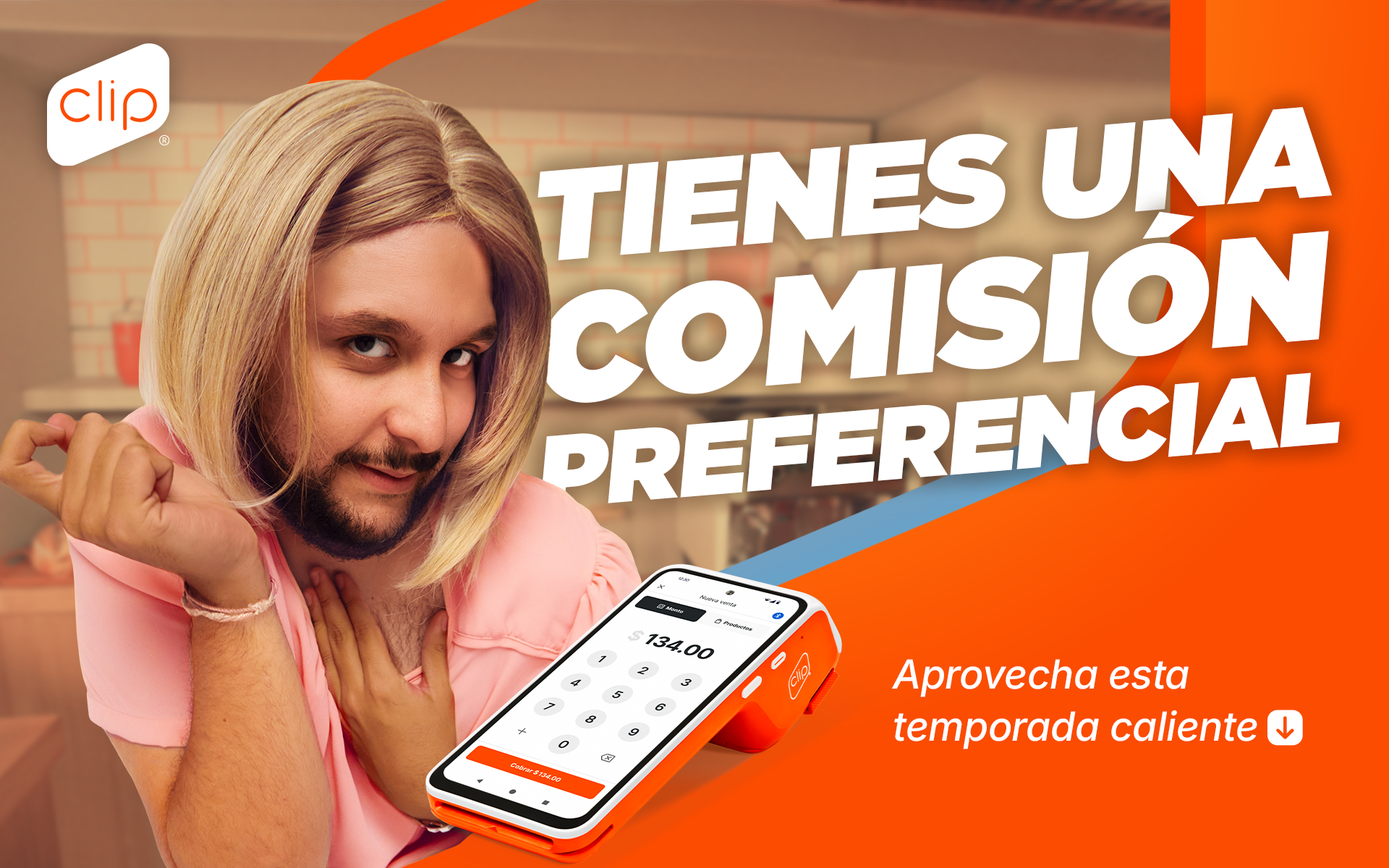 Pieza de comunicación digital para Clip