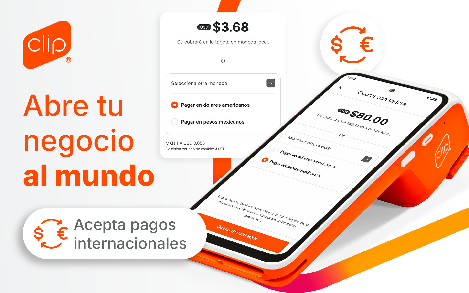 Pieza de identidad visual para Clip