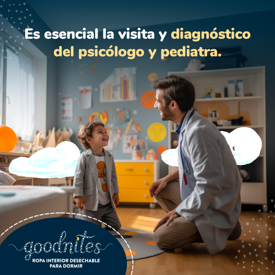 Post de Goodnites con tono cercano para familias