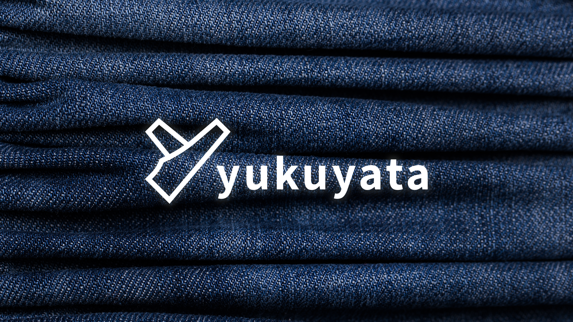 Logotipo de Yukata construido a partir de la silueta de unos pantalones